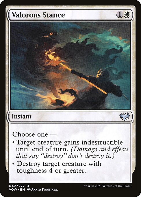 Valorous Stance (42) (Foil) - Innistrad: Crimson Vow - Game On
