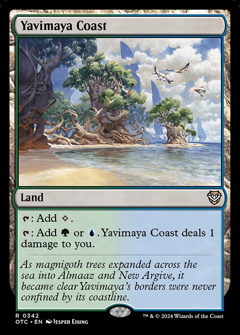 Yavimaya Coast (342) - Outlaws of Thunder Junction Commander - Game On