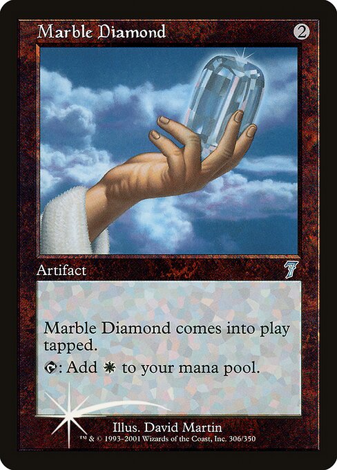 Marble Diamond (306★) (Foil) - Seventh Edition - Game On