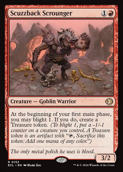 Scuzzback Scrounger (153) (Foil) - Lorwyn Eclipsed - Game On