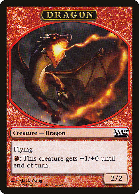 Dragon (6) - Magic 2014 Tokens - Game On