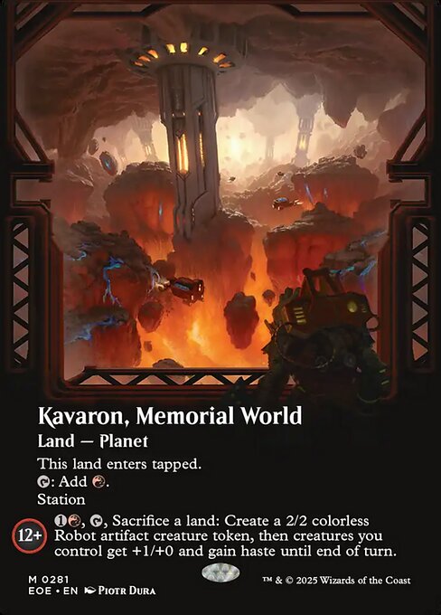 Kavaron, Memorial World (281) - EXTENDED ART (Foil) - Edge of Eternities - Game On