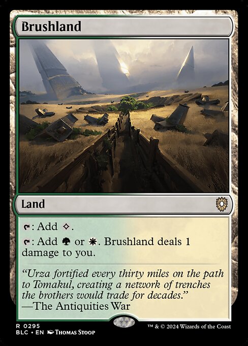 Brushland (295) - Bloomburrow Commander - Game On