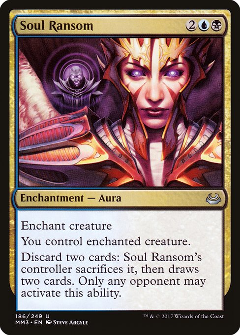 Soul Ransom (186) (Foil) - Modern Masters 2017 - Game On