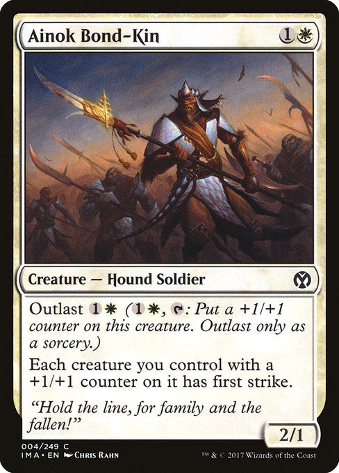 Ainok Bond-Kin (4) (Foil) - Iconic Masters - Game On