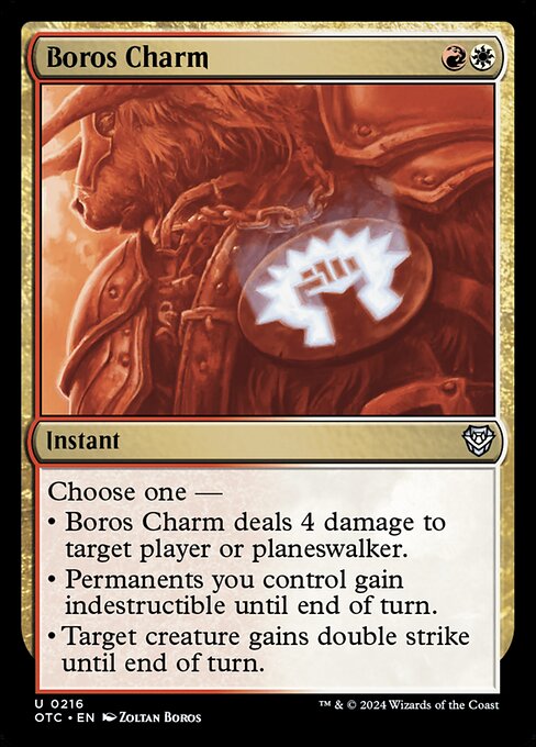Boros Charm (216) - Outlaws of Thunder Junction Commander - Game On