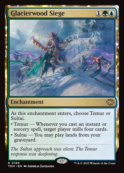 Glacierwood Siege (189) (Foil) - Tarkir: Dragonstorm - Game On