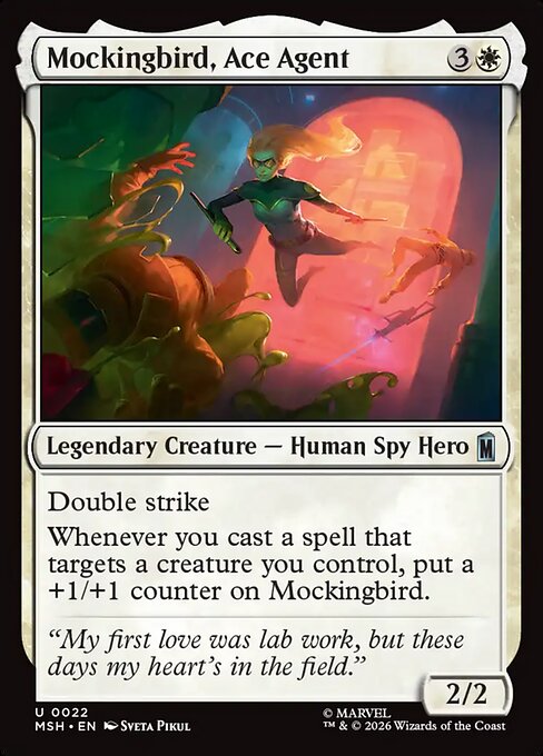 Mockingbird, Ace Agent (22) - Marvel Super Heroes - Game On