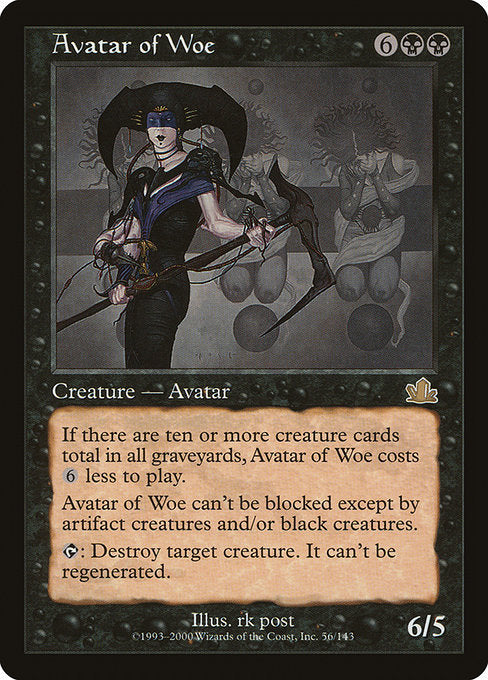 Avatar of Woe (56) (Foil) - Prophecy - Game On