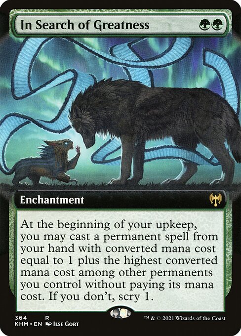 In Search of Greatness (364) - EXTENDED ART (Foil) - Kaldheim - Game On