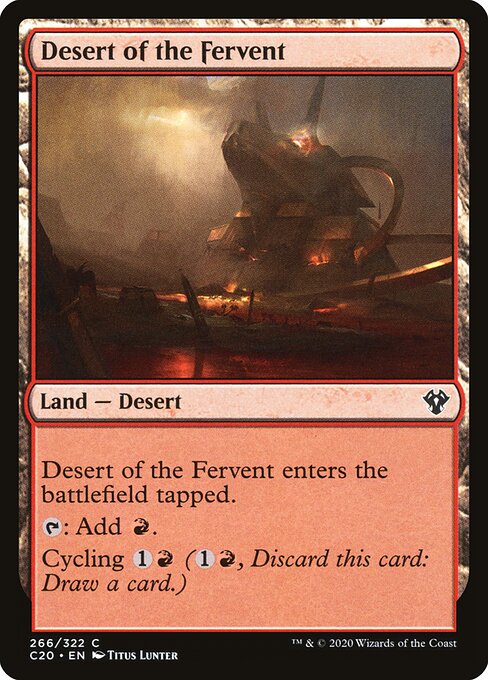 Desert of the Fervent (266) - Commander 2020 - Game On