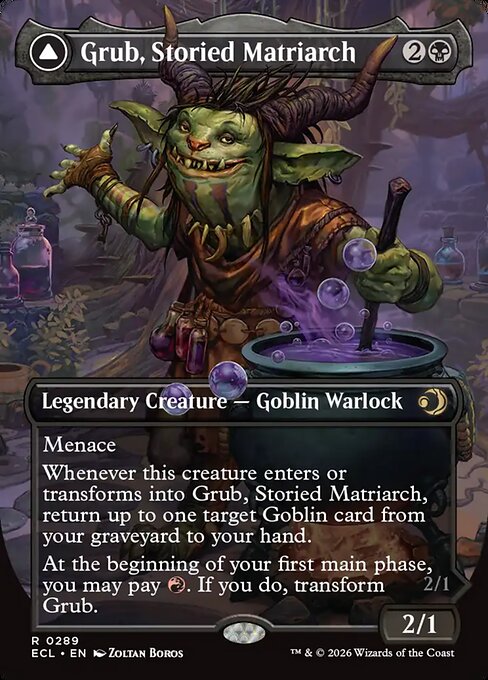 Grub, Storied Matriarch // Grub, Notorious Auntie (289) - Lorwyn Eclipsed - Game On