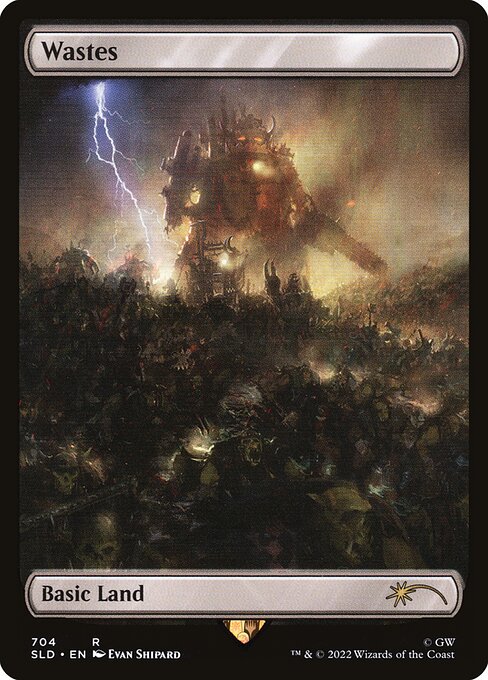 Wastes (704) - FULL ART (Foil) - Secret Lair Drop - Game On