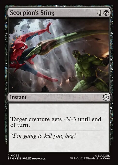 Scorpion's Sting (65) (Foil) - Marvel's Spider-Man - Game On