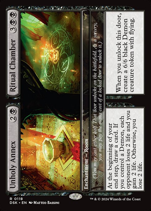 Unholy Annex // Ritual Chamber (118) (Foil) - Duskmourn: House of Horror - Game On