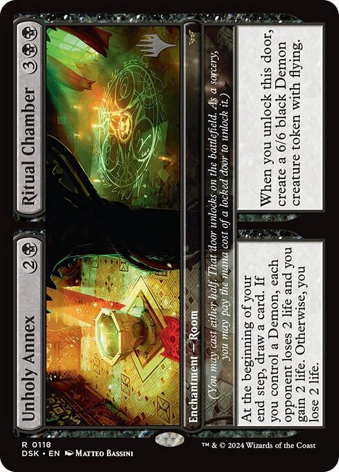 Unholy Annex // Ritual Chamber (118p) - Duskmourn: House of Horror Promos - Game On