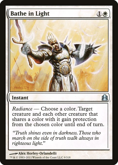 Bathe in Light (9) - Commander 2011 - Game On