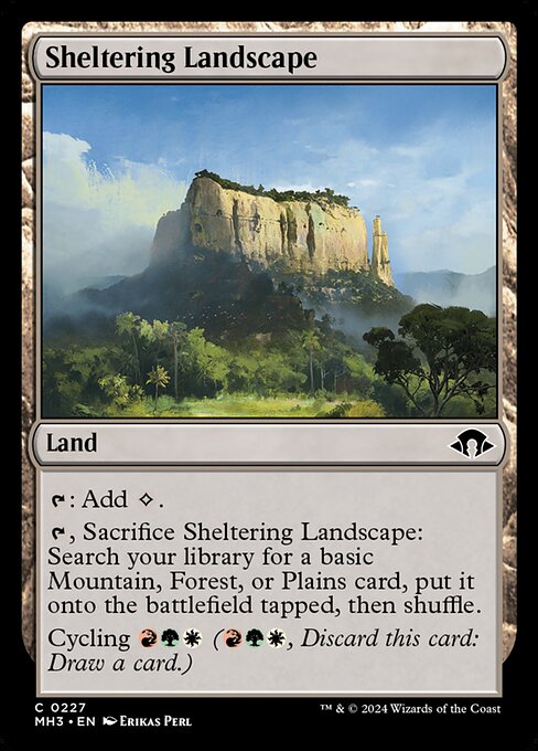 Sheltering Landscape (227) - Modern Horizons 3 - Game On