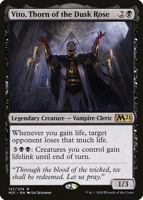 Vito, Thorn of the Dusk Rose (127) - Core Set 2021 - Game On