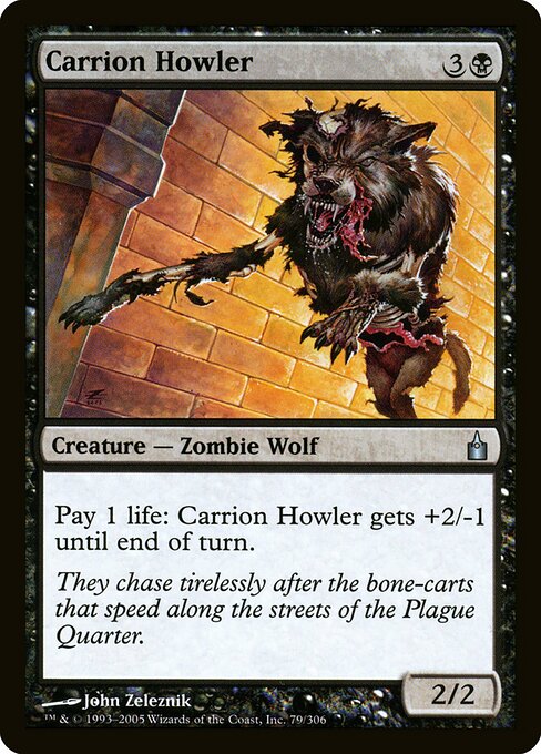 Carrion Howler (79) (Foil) - Ravnica: City of Guilds - Game On