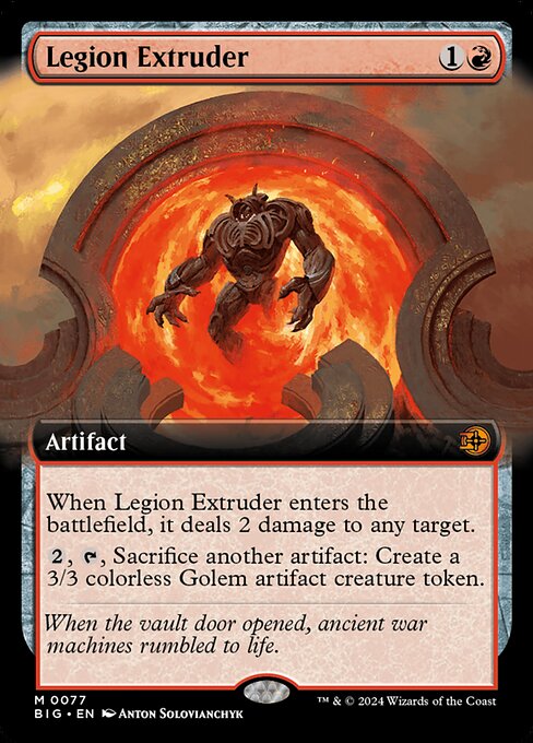 Legion Extruder (77) - EXTENDED ART - The Big Score - Game On