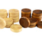 Checkers - 1.5" Wood Stacking Checkers - Classic - Game On
