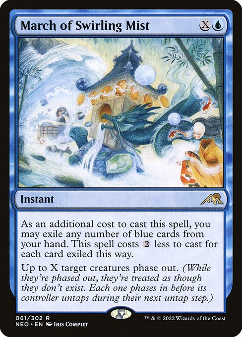 March of Swirling Mist (61) (Foil) - Kamigawa: Neon Dynasty - Game On