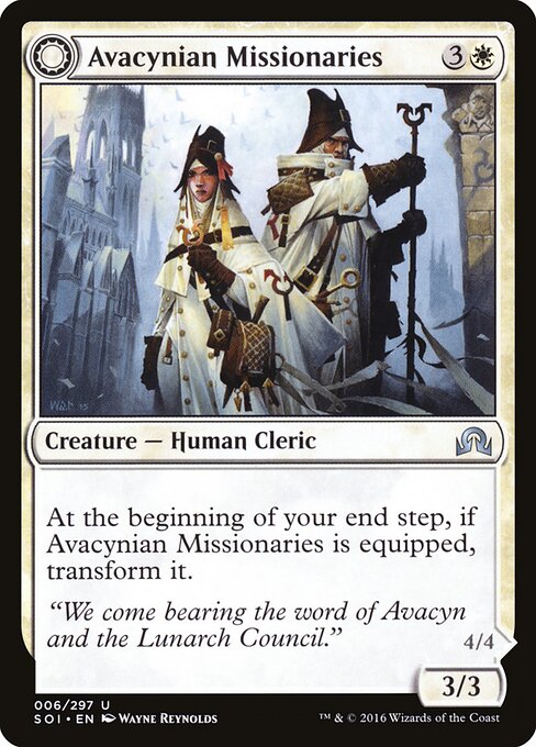 Avacynian Missionaries // Lunarch Inquisitors (6) - Shadows over Innistrad - Game On