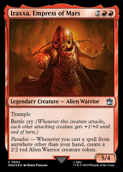 Iraxxa, Empress of Mars (694) (Foil) - Doctor Who - Game On