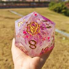 100mm Chonk D20 - Flower Storm - Game On