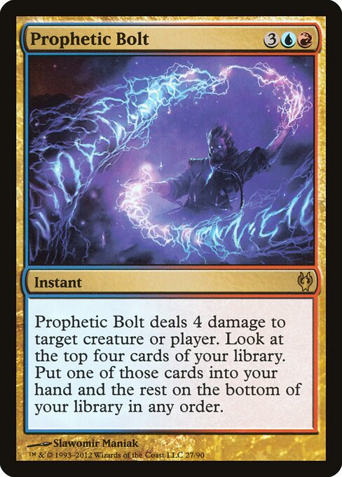 Prophetic Bolt (27) - Duel Decks: Izzet vs. Golgari - Game On