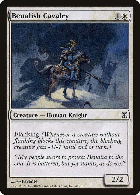 Benalish Cavalry (4) (Foil) - Time Spiral - Game On