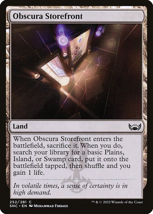 Obscura Storefront (252) (Foil) - Streets of New Capenna - Game On