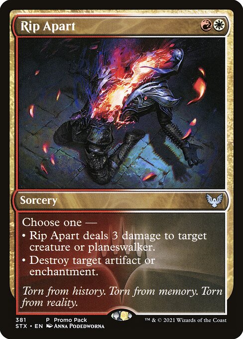 Rip Apart (381) (Foil) - Strixhaven: School of Mages - Game On