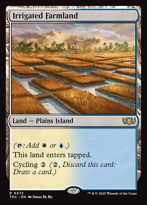 Irrigated Farmland (372) - Tarkir: Dragonstorm Commander - Game On