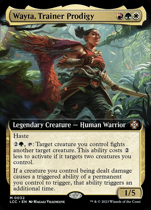 Wayta, Trainer Prodigy (32) - EXTENDED ART (Foil) - The Lost Caverns of Ixalan Commander - Game On