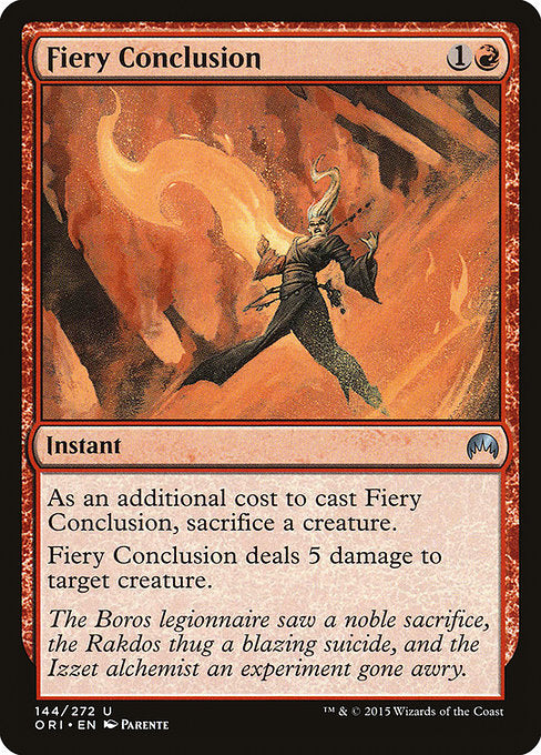 Fiery Conclusion (144) (Foil) - Magic Origins - Game On