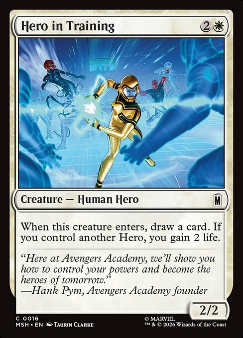 Hero in Training (16) (Foil) - Marvel Super Heroes - Game On