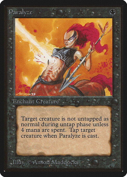 Paralyze (120) - Limited Edition Beta - Game On