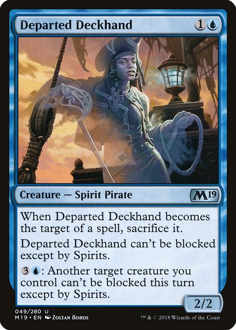 Departed Deckhand (49) (Foil) - Core Set 2019 - Game On