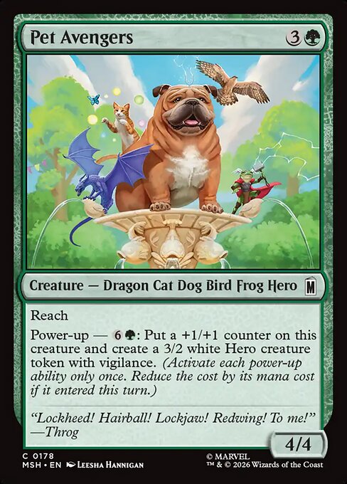 Pet Avengers (178) (Foil) - Marvel Super Heroes - Game On