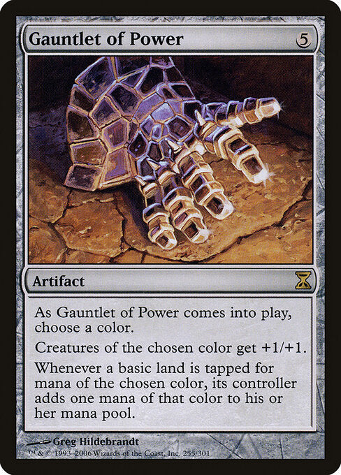 Gauntlet of Power (255) (Foil) - Time Spiral - Game On