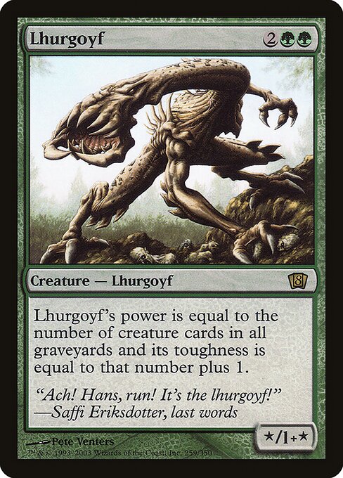 Lhurgoyf (259★) - Eighth Edition - Game On