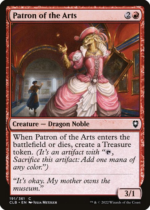 Patron of the Arts (191) (Foil) - Commander Legends: Battle for Baldur's Gate - Game On