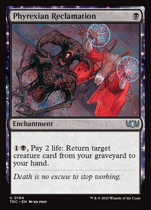 Phyrexian Reclamation (194) - Tarkir: Dragonstorm Commander - Game On