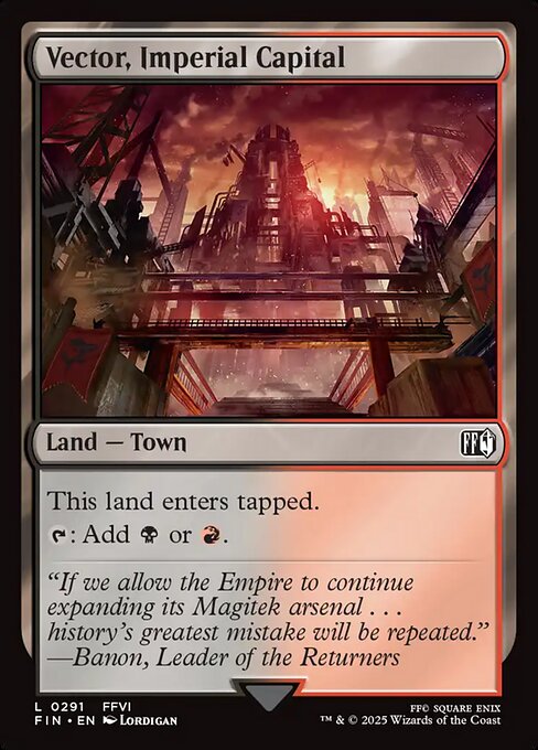 Vector, Imperial Capital (291) (Foil) - Final Fantasy - Game On