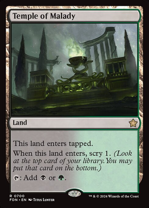 Temple of Malady (700) - Foundations - Game On