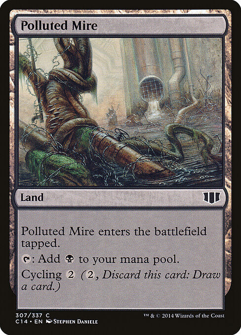 Polluted Mire (307) - Commander 2014 - Game On