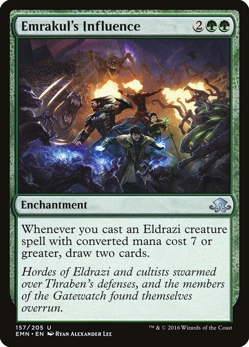 Emrakul's Influence (157) (Foil) - Eldritch Moon - Game On