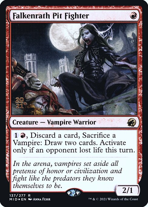 Falkenrath Pit Fighter (137s) (Foil) - Innistrad: Midnight Hunt Promos - Game On